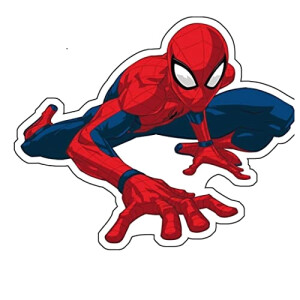 Peluche Spider-man multicolore