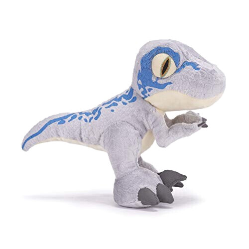 Peluche Jurassic Park bleu gris 25 cm