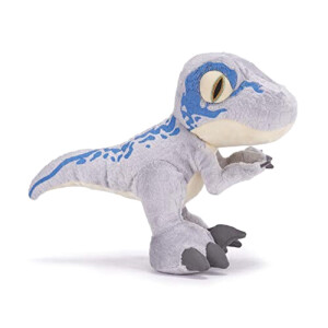 Peluche Jurassic Park bleu gris 25 cm