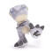 Peluche Jurassic Park bleu gris 25 cm - miniature variant 6