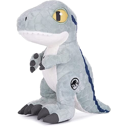 Peluche Jurassic Park gris 31 cm