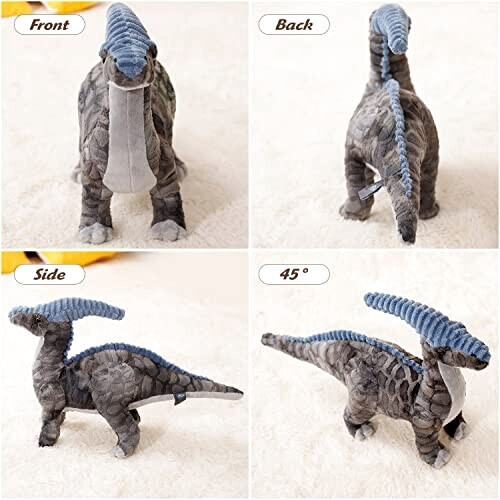 Peluche Jurassic Park gris 41 cm variant 0 