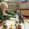 Peluche Jurassic Park gris 41 cm - miniature variant 3