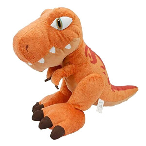 Peluche Jurassic Park bleu ou orange 45 cm
