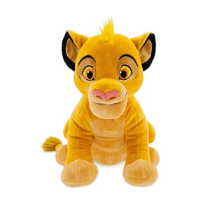 Peluche Simba - Le roi lion - jaune 33 cm
