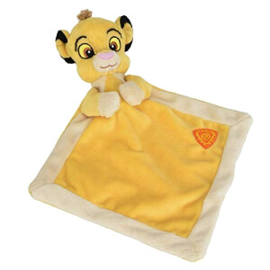 Peluche Simba - Le roi lion - jaune 17x17 cm