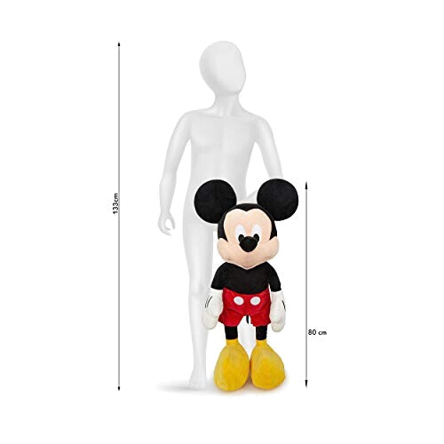 Peluche Mickey rouge 80 cm variant 5 