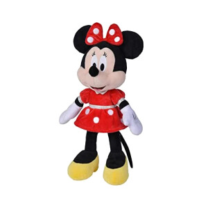 Peluche Minnie noir rouge jaune 35 cm