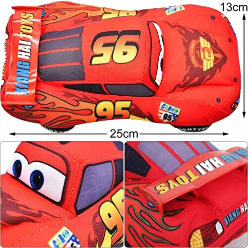 Peluche Cars rouge 25 cm variant 0 