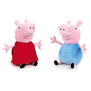 Peluche Peppa Pig peppa et george