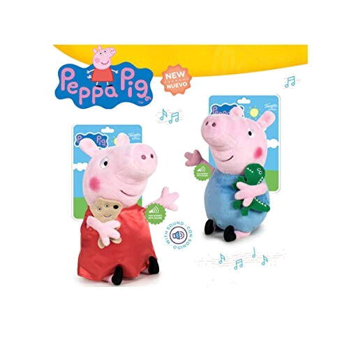 Peluche Peppa Pig varié 27 cm