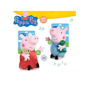 Peluche Peppa Pig varié 27 cm