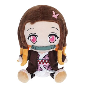 Peluche Nezuko - Demon Slayer - rose brun 21 cm