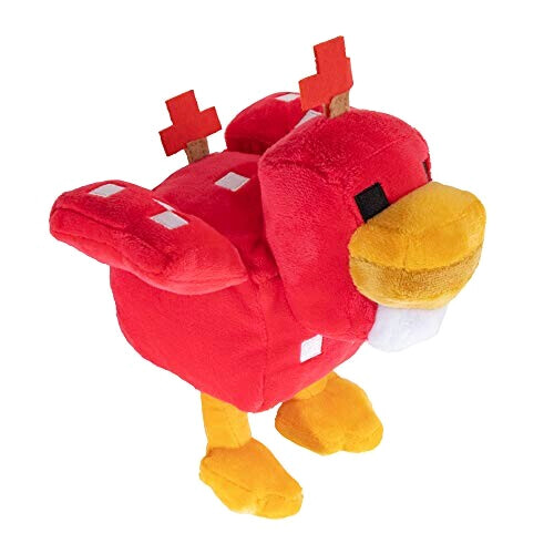 Peluche Minecraft rouge 18 cm