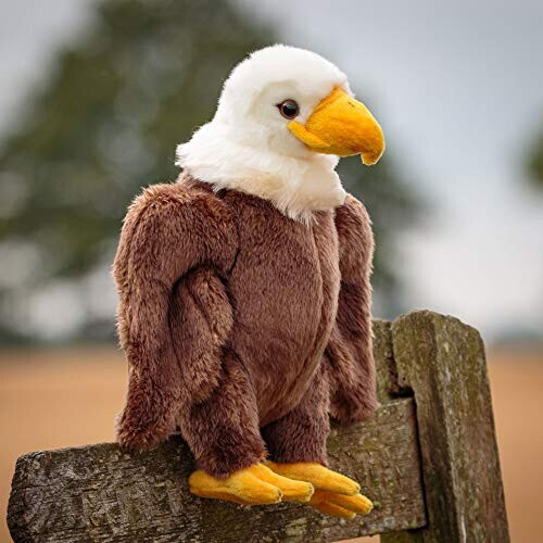 Peluche Aigle blanc et marron variant 1 