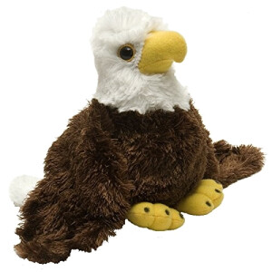 Peluche Aigle multicolore 18 cm