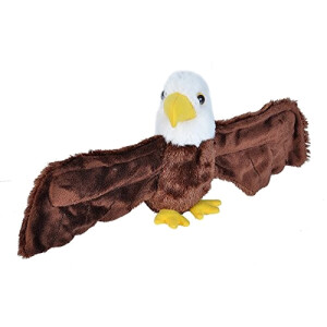 Peluche Aigle pygargue À tête blanc 20 cm