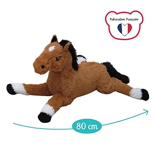 Peluche Cheval lucky le  80 cm variant 0 