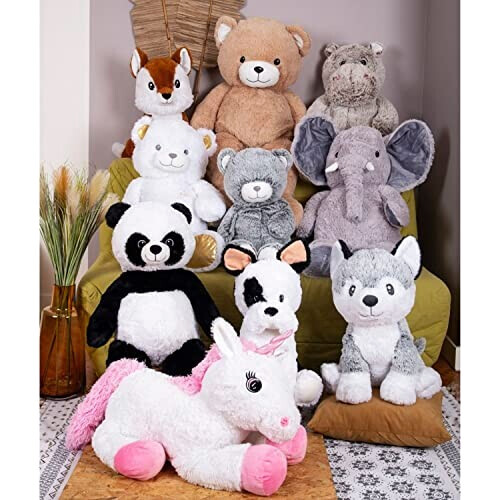 Peluche Cheval lucky le  80 cm variant 2 