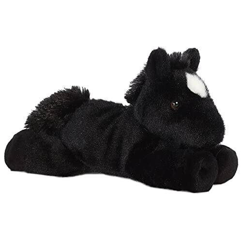 Peluche Cheval noir 20 cm variant 0 