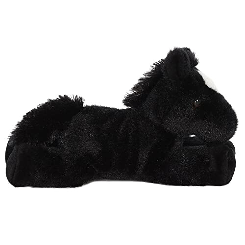 Peluche Cheval noir 20 cm variant 1 