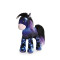 Peluche Cheval bleu 25 cm - miniature