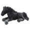Peluche Cheval noir - miniature variant 2