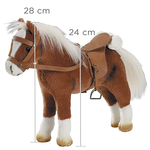 Peluche Cheval marron variant 0 