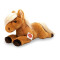 Peluche Cheval marron clair 34 cm - miniature