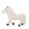 Peluche Cheval blanc 32x26 cm - miniature
