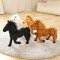 Peluche Cheval blanc 32x26 cm - miniature variant 1