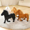 Peluche Cheval blanc 32x26 cm - miniature variant 5