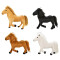 Peluche Cheval blanc 32x26 cm - miniature variant 8