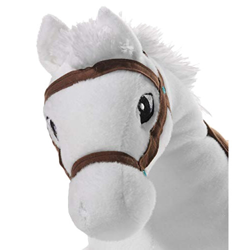 Peluche Cheval weiß mit braun variant 0 