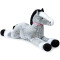 Peluche Cheval gris 90 cm - miniature