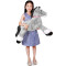 Peluche Cheval gris 90 cm - miniature variant 1