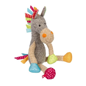 Peluche Cheval multicolore / 39 cm
