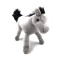 Peluche Cheval gris 25 cm - miniature