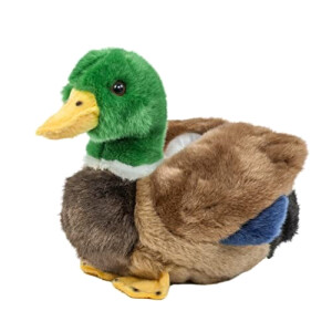Peluche Canard multicolorenoir 20 cm