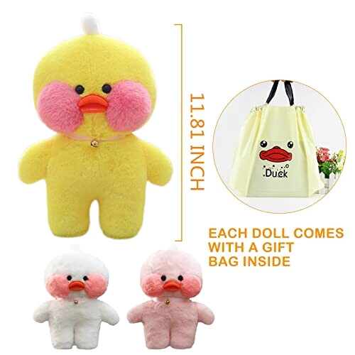 Peluche Canard blanc 30 cm variant 0 
