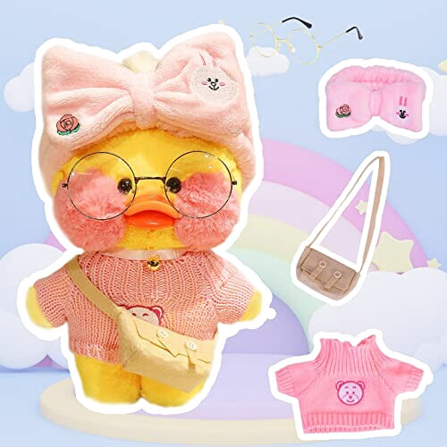 Peluche Canard blanc 30 cm variant 1 