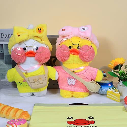 Peluche Canard blanc 30 cm variant 7 