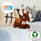 Peluche Cerf brun et blanc 22 cm - miniature variant 1