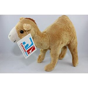 Peluche Chameau marron clair 21 cm