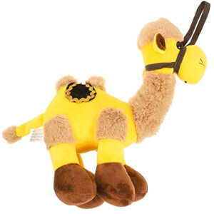 Peluche Chameau coe montré 28x27 cm