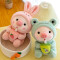 Peluche Cochon grenouille 25 cm - miniature variant 4