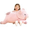 Peluche Cochon rose 78 cm - miniature