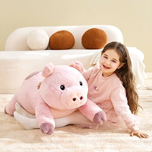 Peluche Cochon rose 78 cm variant 1 