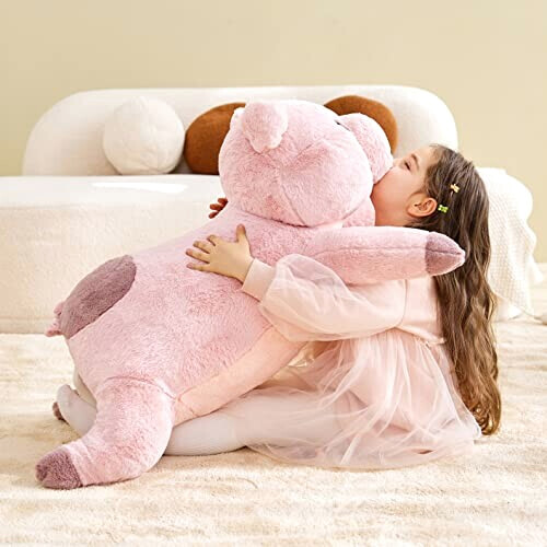 Peluche Cochon rose 78 cm variant 2 