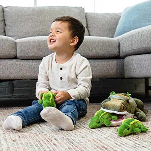 Peluche Crocodile vert 60 cm variant 5 